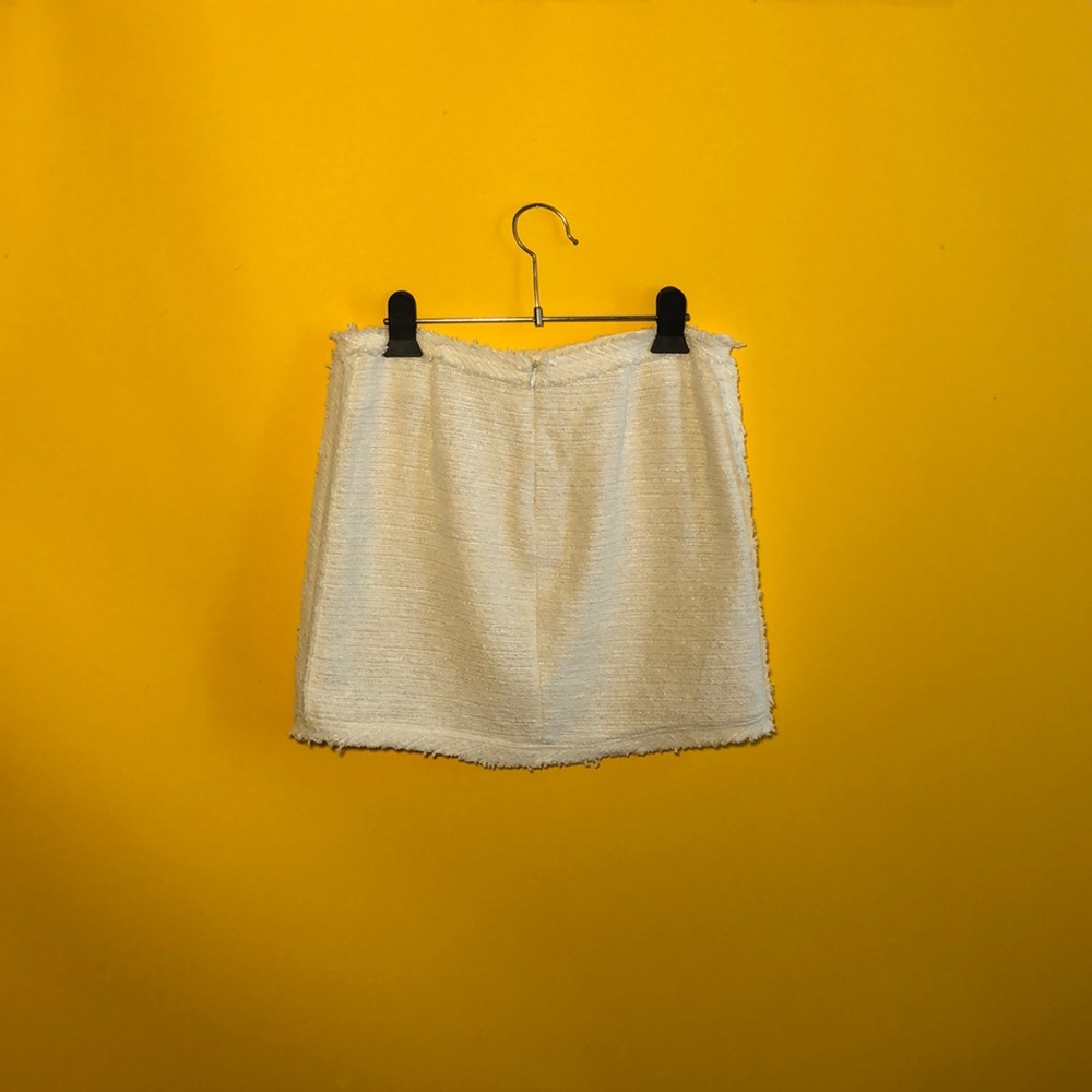 🟠 ZARA 🟠 cotton tweed mini skirt - Picture 2 of 8